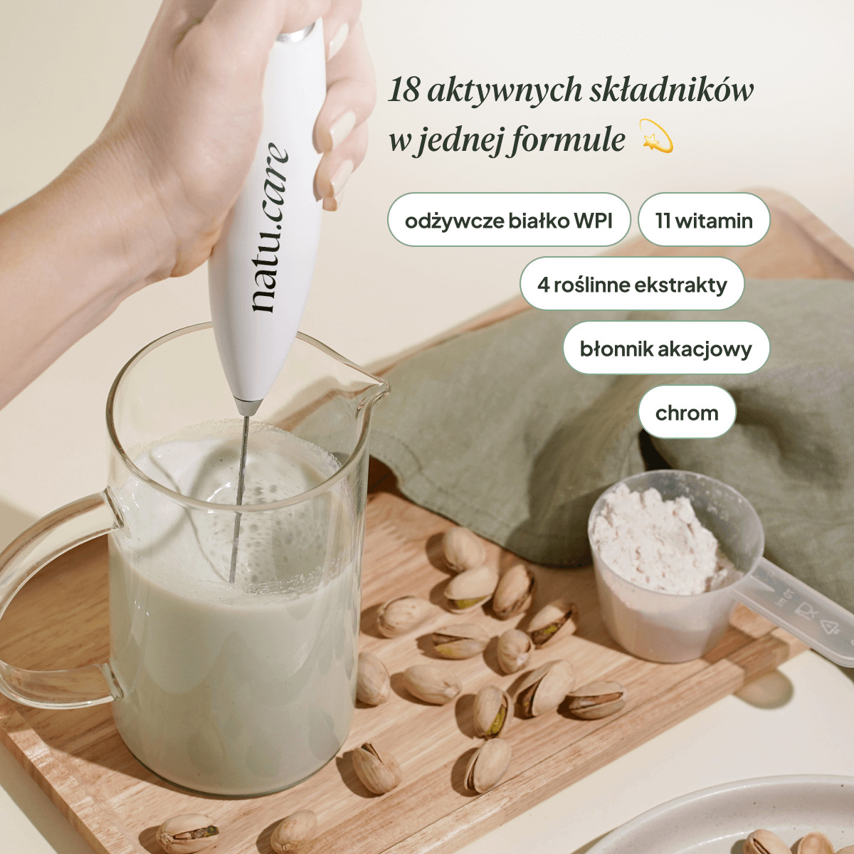 Białko Slim Protein, Pistacja - 3 miesięczna kuracja