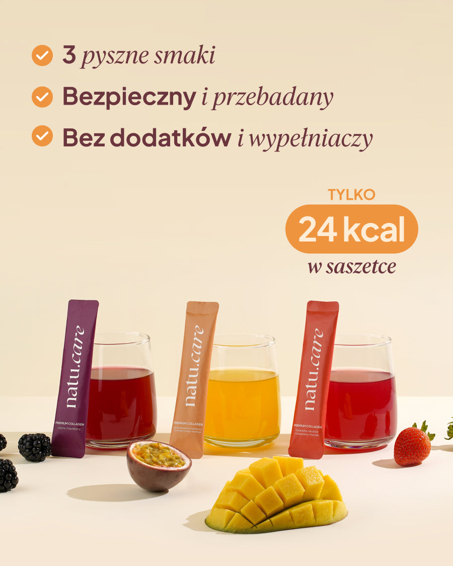 Kolagen Premium 5000 mg, Mix 3 Smaków