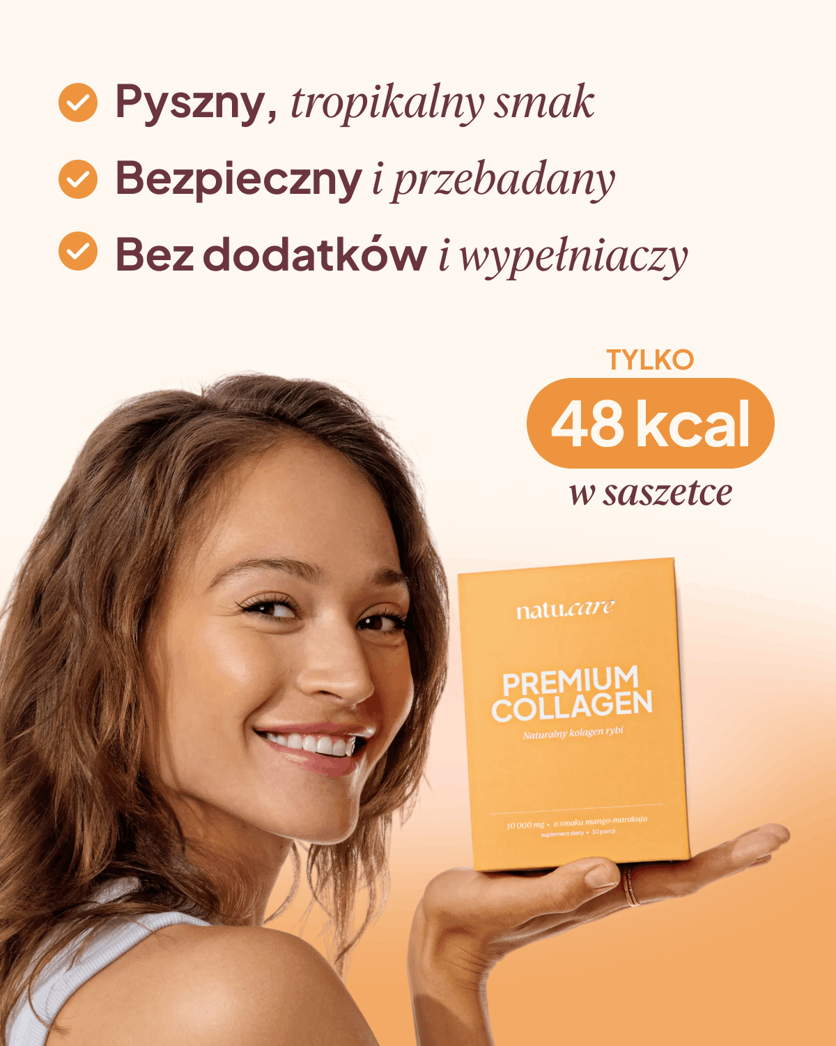 Kolagen Premium 10000 mg, mango-marakuja