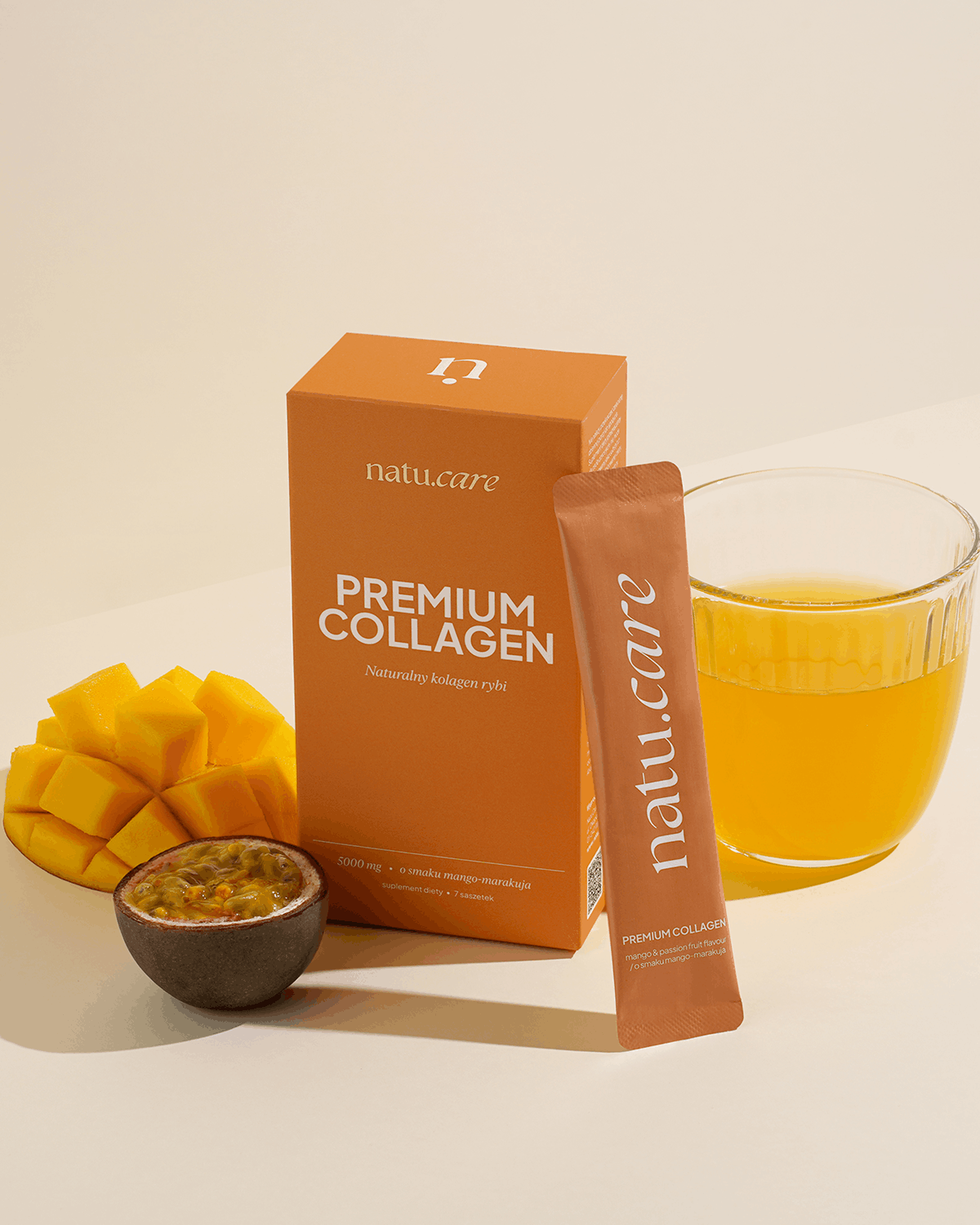 Kolagen Premium 5000 mg, mango-marakuja: Minipak