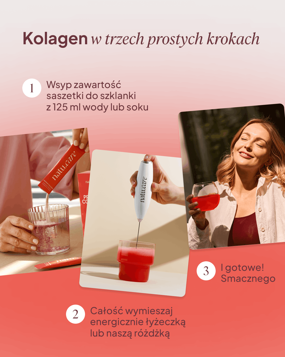 Kolagen Premium 5000 mg, truskawka-rabarbar