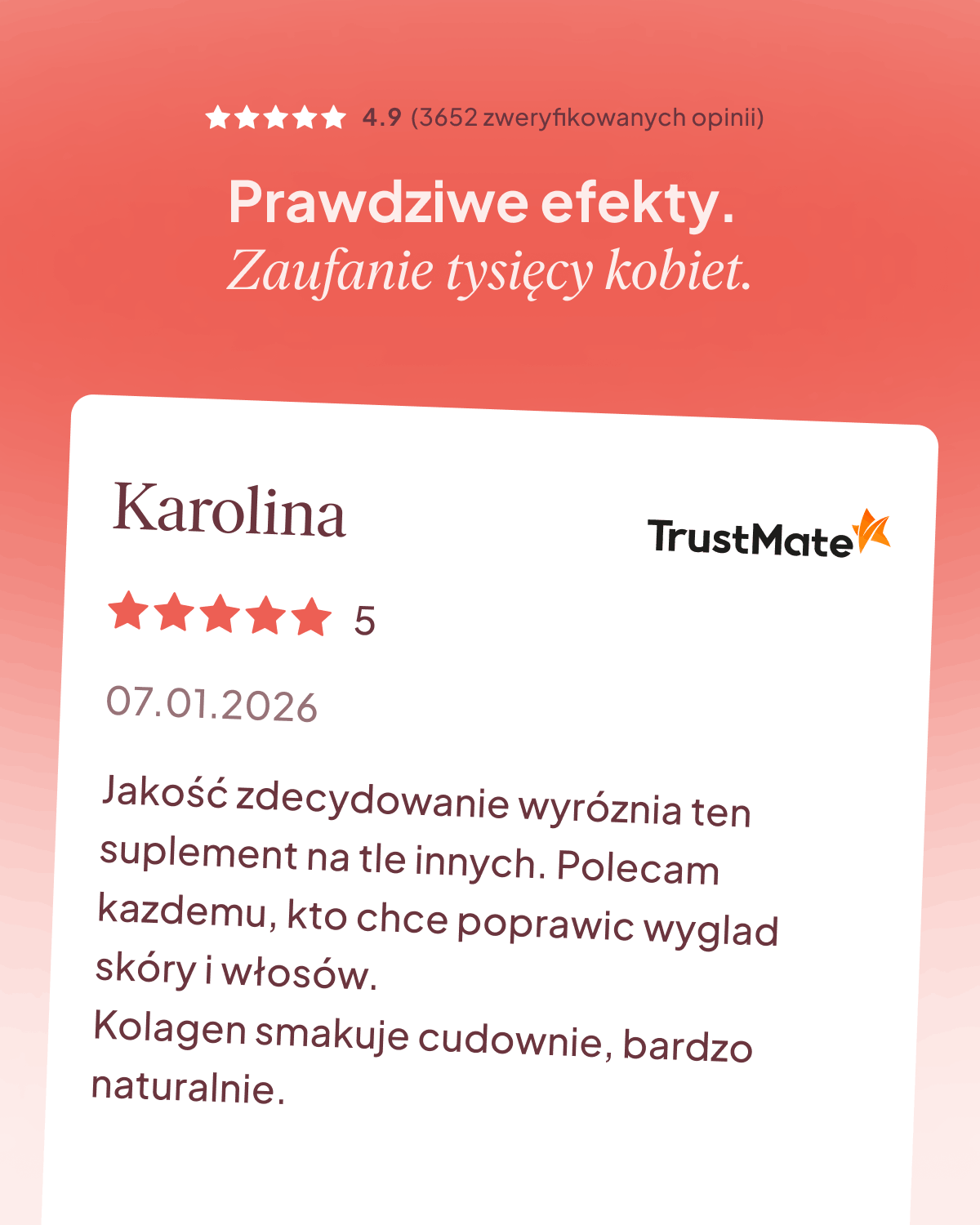 Kolagen Premium 5000 mg, truskawka-rabarbar