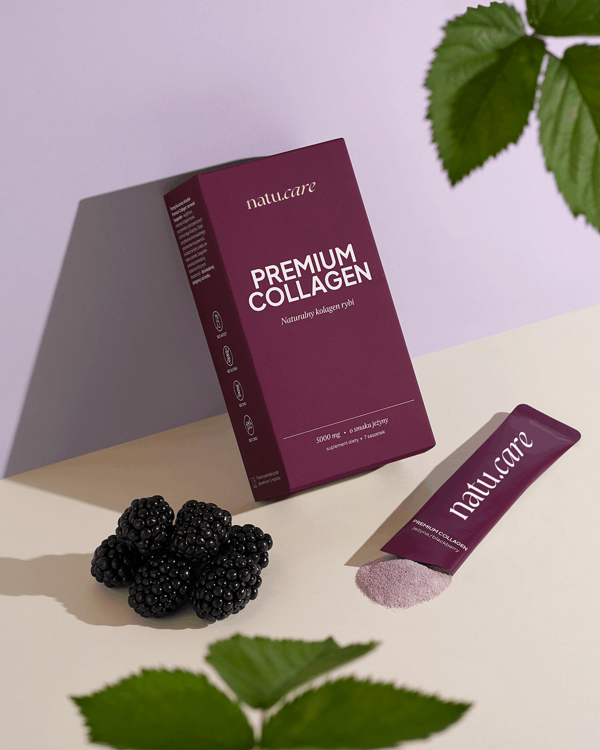 Kolagen Premium 5000 mg, jeżyna: Minipak