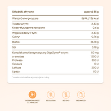 Białko Wegańskie, biała czekolada - malina