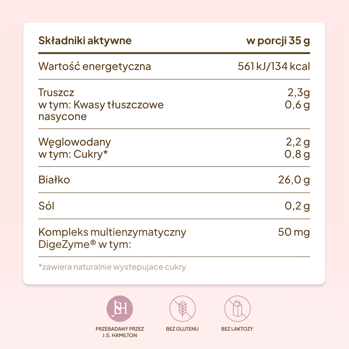 Białko Wegańskie, biała czekolada - malina