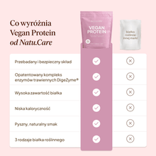 Białko Wegańskie, biała czekolada - malina