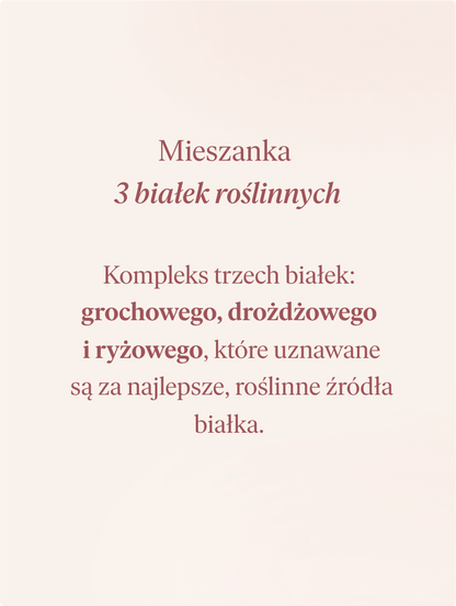 Białko Wegańskie, biała czekolada - malina