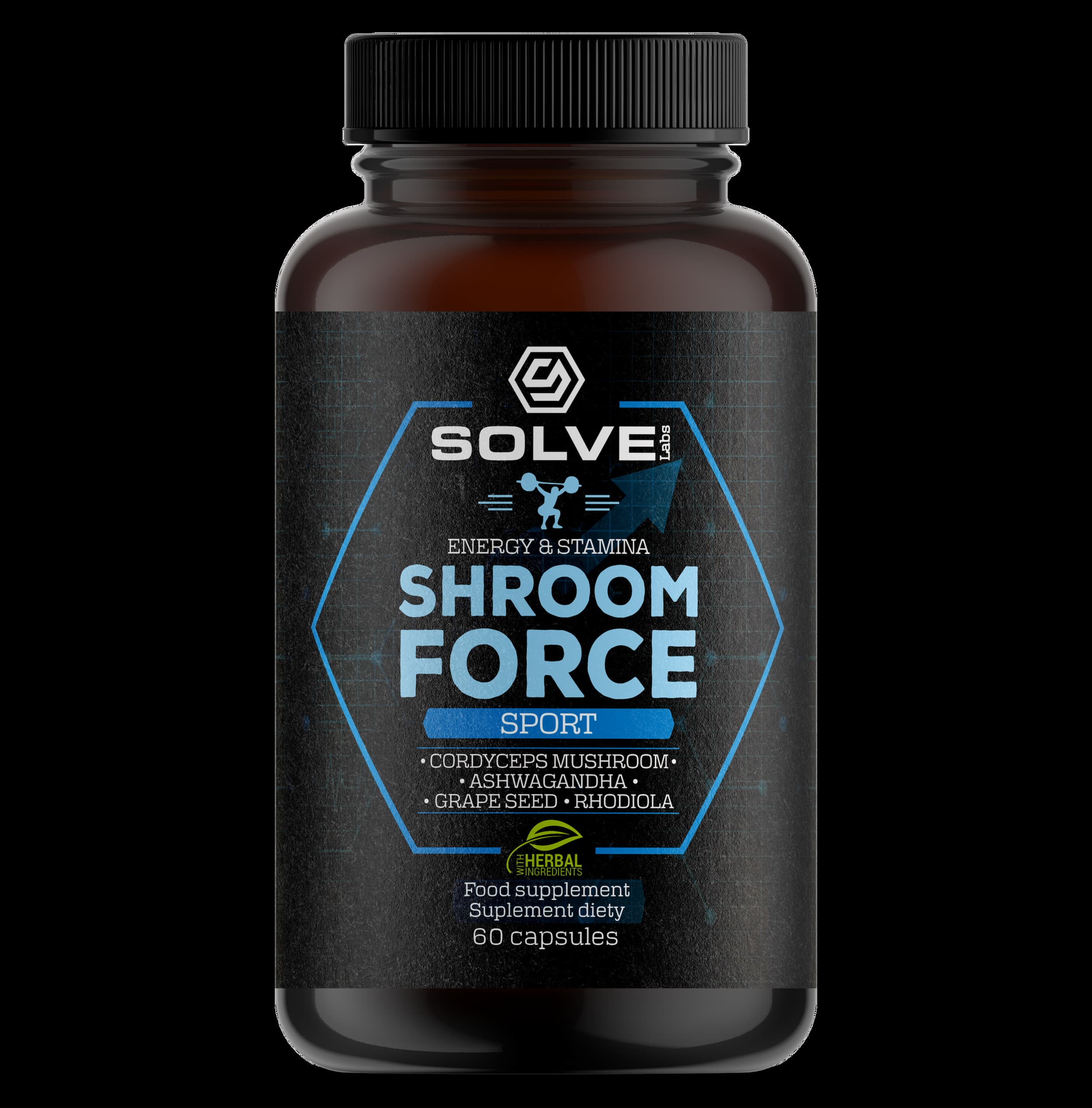 Shroom Force Sport - grzyby cordyceps i adaptogeny