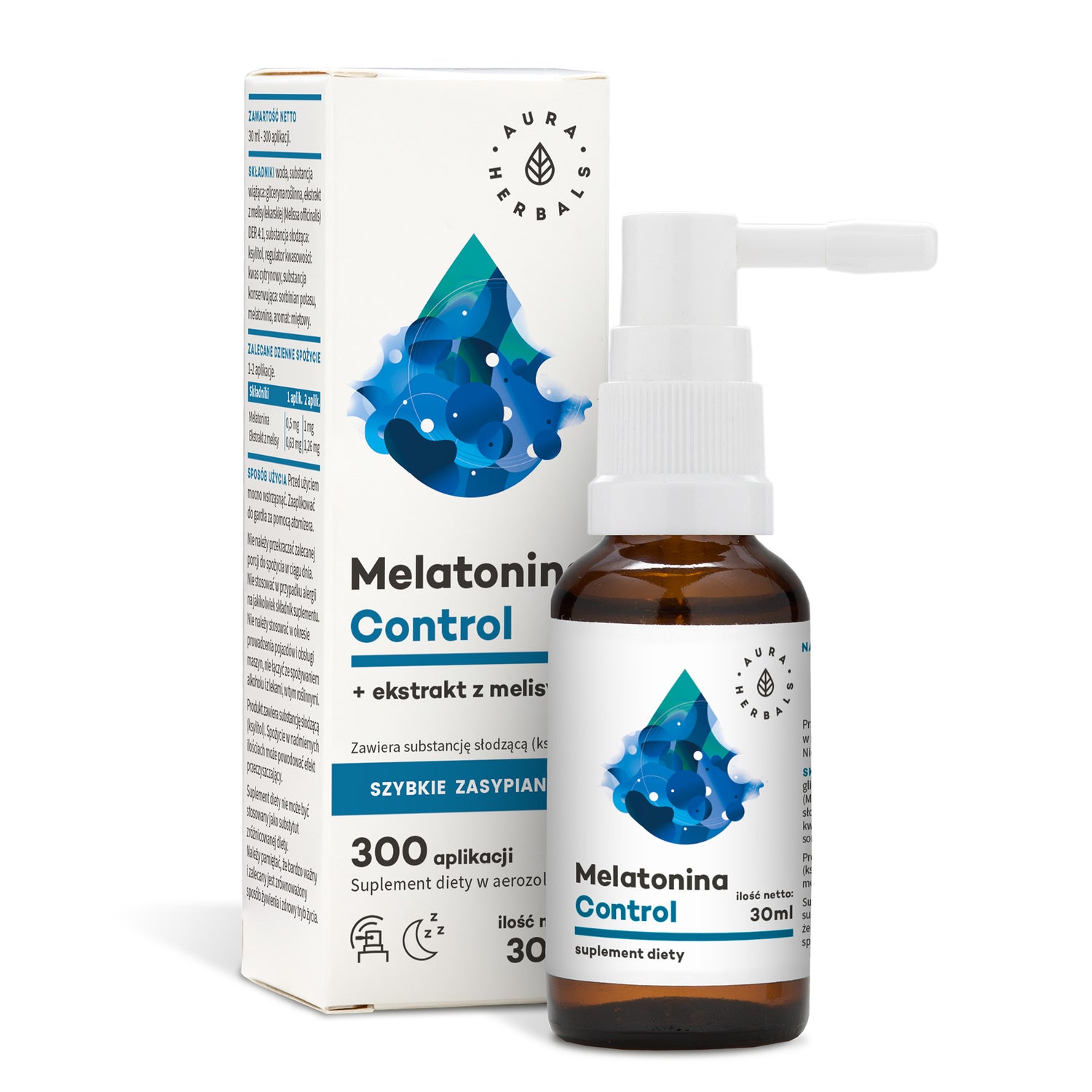 Melatonina Control + Melisa, aerozol 30ml