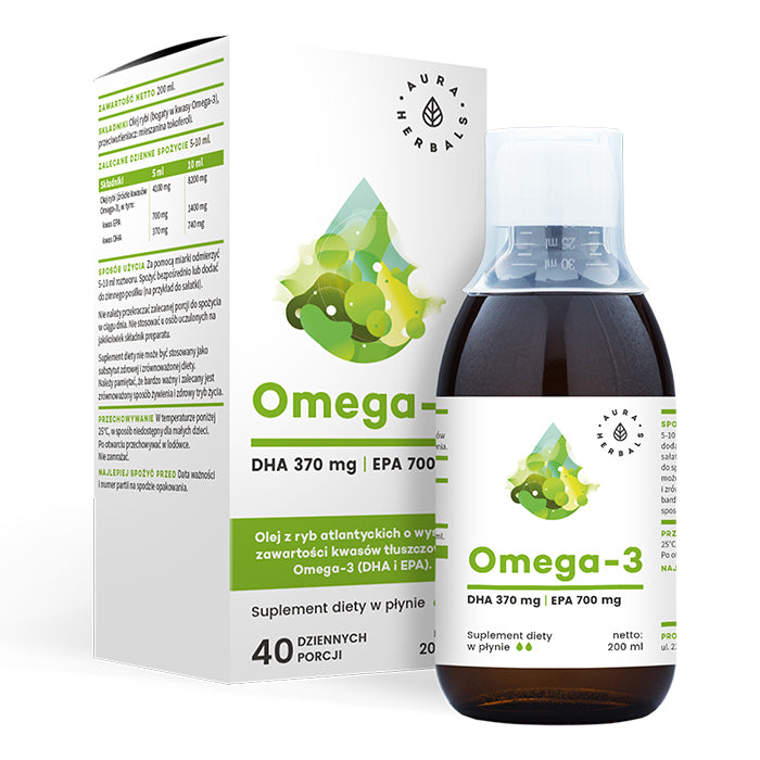 Omega-3 (370 DHA i 700 EPA) w płynie