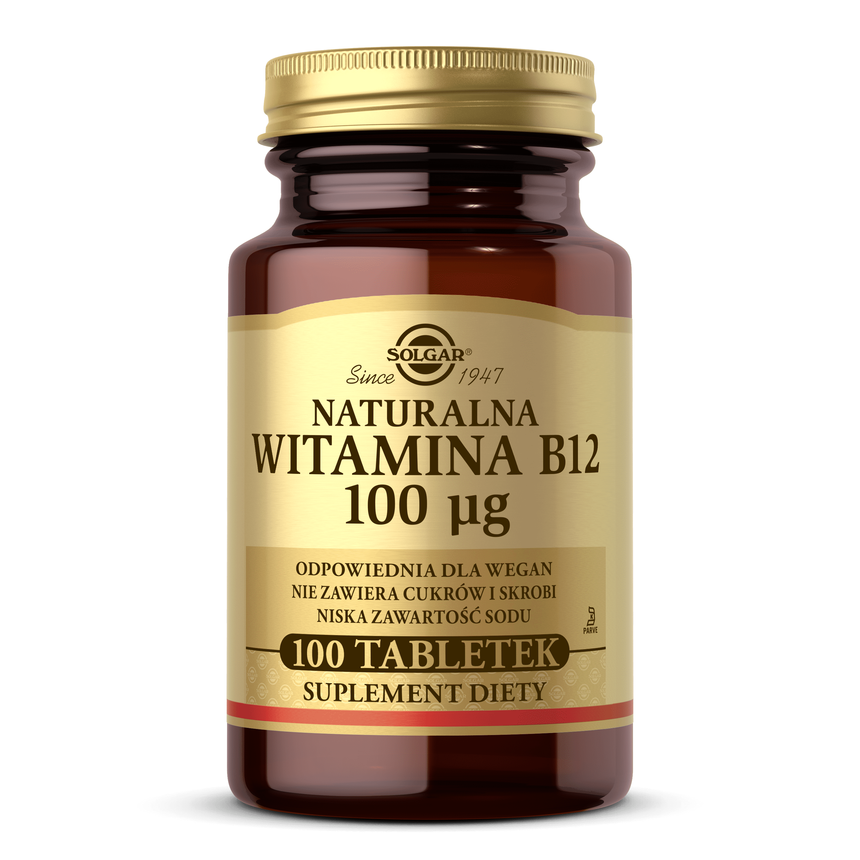Naturalna witamina B12, tabletki 100 szt.
